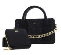 DKNY Sac à main noir gris foncé pour femme - Otto TH Crossbody BK Logo - BK 202521