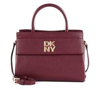 DKNY Sac à main rouge vin en cuir pour femme - Rosa Satchel Garnet 294433
