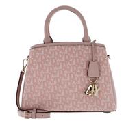 DKNY Sac à épaule bandoulière rose en cuir pour femme - Paige Satchel Bag M Cashmere 115488