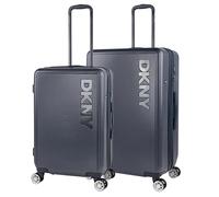 DKNY - Set Valise Rigide, Lot de Valises Soute Avion 4 roulettes - Sets de Bagages, Valise à Roulette en Soldes pour Voyages. Lot Valise: Ensemble pour Voyages élégants, Bleu