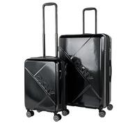 DKNY - Set Valise Rigide, Lot de Valises Soute Avion 4 roulettes - Sets de Bagages, Valise à Roulette en Soldes pour Voyages. Lot Valise: Ensemble pour Voyages élégants, Noir