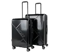 DKNY - Set Valise Rigide, Lot de Valises Soute Avion 4 roulettes - Sets de Bagages, Valise à Roulette en Soldes pour Voyages. Lot Valise: Ensemble pour Voyages élégants, Noir
