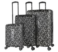 DKNY - Set Valise Rigide, Lot de Valises Soute Avion 4 roulettes - Sets de Bagages, Valise à Roulette en Soldes pour Voyages. Lot Valise: Ensemble pour Voyages élégants, Noir