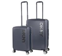 DKNY - Set Valise Rigide, Lot de Valises Soute Avion 4 roulettes - Sets de Bagages, Valise à Roulette en Soldes pour Voyages. Lot Valise: Ensemble pour Voyages élégants, Bleu