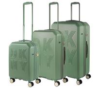 DKNY - Set Valise Rigide, Lot de Valises Soute Avion 4 roulettes - Sets de Bagages, Valise à Roulette en Soldes pour Voyages. Lot Valise: Ensemble pour Voyages élégants, Charger