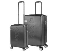 DKNY - Set Valise Rigide, Lot de Valises Soute Avion 4 roulettes - Sets de Bagages, Valise à Roulette en Soldes pour Voyages. Lot Valise: Ensemble pour Voyages élégants, Noir