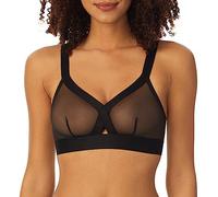 DKNY Sheers Wirefree Softcup Bralette Bra Soutien-Gorge sans Armatures, Noir (Black BP), Medium Femme