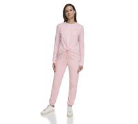 DKNY SPORT T- Shirt avec Logo Bubble métallisé, Rose, XS Femme