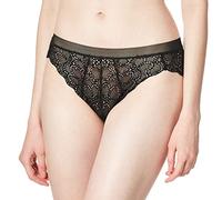 DKNY Superior Lace Panty sous-vêtement de Style Bikini, Noir foncé, M Femme