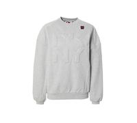 DKNY Sweat-shirt gris / rouge / noir, Taille S