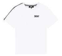 Dkny D25e18 Short Sleeve T-shirt Blanc 10 Years Garçon
