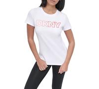 T-shirt femme Dkny Ombre Outline Logo Blanc XS