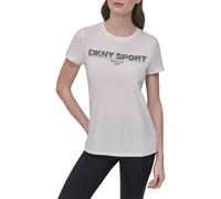 Dkny T-shirt à Manches Courtes Sport Rhinestone Logo