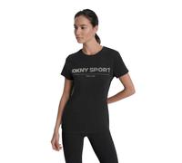 Dkny T-shirt à Manches Courtes Sport Rhinestone Logo