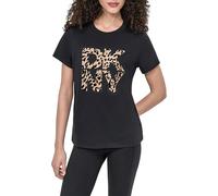 Dkny T-shirt à Manches Courtes Stacked Animal Print