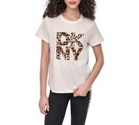 Dkny T-shirt à Manches Courtes Stacked Animal Print