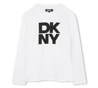Dkny - T-shirt À Manches Longues - Blanc - Unisexe - 10 Ans