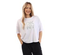 DKNY - T-shirt court motif/style logo FOIL - Femme (GT10662)