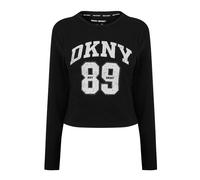 DKNY - T-shirt manches longues motif/style logo - Femme (GT10310)
