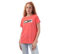 DKNY - T-shirt motif/style Deux Tons - Femme (GT10089)