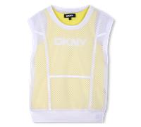 Dkny - Tee-shirt 2 En 1 En Résille - Pollen - Fille - 4 Ans