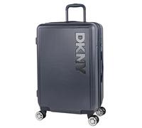 DKNY - Valise Moyenne - Valise Rigide. Valise a Roulette. Valise Soute Avion - Valise De Voyage Résistante en Polycarbonate - Valise Ultra Légère, Cadenas à Combinaison, Bleu