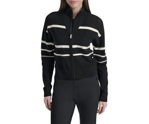 Dkny Veste Open Stitch Stripe Logo