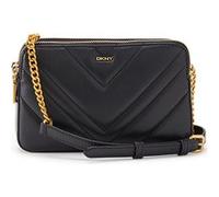 DKNY Vivian - Dbl Zip Crossbody Black/gold Taille: OS | Sacs en bandoulière Outlet | Femme | Le Noir