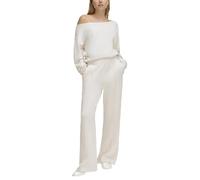DKNY Wide Leg Greenwich Pants, Sand, Sweatpants aux Femmes, Sand,