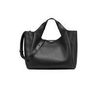 DKNY Willa Satchel, Cartable Femme, Noir/argenté, Taille Unique