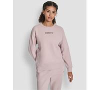 Dkny Women's Cotton Logo Crew Sweatshirt Allure 8 (XS) Female