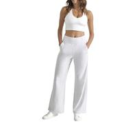 DKNY Women's Performance Pant, Optic Heather, Small