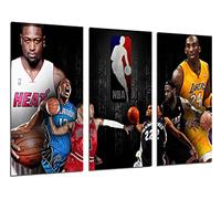 DKORARTE Cuadros 27373 Tableau moderne photographique de basket-ball, NBA, joueurs étoiles, All Star, Legends, 97 x 62 cm