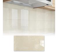 DKPLOE Dalle PVC Adhesive Murale 30x60cm éPais Carrelage Adhesif Mural Cuisine Dos Autocollant Forte AdhéRence Application Facile ImperméAble Et RéSistant à La Chaleur(Yellow-A,10sheets)