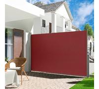 DKPLOE Store LatéRal ExtéRieur RéTractable Brise-Vue Balcon avec PoignéE Facile à Installer Coupe-Vent Convient Aux Cours Patios Jardins Piscines Et Balcons