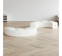 DKPLOE Tabouret Pliant Portable en Papier ImperméAble Peut Accueillir de 3 à 9 Personnes Grande Capacité de Charge Et Servir de Table D'Appoint Ou de Banc(Blanc,Nine-Seater:30cm)