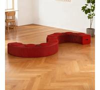 DKPLOE Tabouret Pliant Portable en Papier ImperméAble Peut Accueillir de 3 à 9 Personnes Grande Capacité de Charge Et Servir de Table D'Appoint Ou de Banc(Rouge,Nine-Seater:30cm)