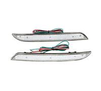 DKPMWD 2 Pièces Pare-chocs Arrière Réflecteur Feux De Freinage Voiture Stop Pour Série 5 F10 F11 F18 520d 520i 523i 525d Ensemble Feu Arrière(Clear Lens)