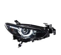 DKPMWD 2 Pièces Phares De Voitures Pour Mazda 6 Pour Mazda6 Pour Atenza 2013-2016 Feux De Course Led Bi-xénon Faisceau Antibrouillard Angel Eyes Voiture Couvercle Phare(Xenon)