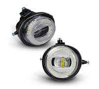 DKPMWD Antibrouillard Phares Antibrouillard Pour Mazda 2 3 6 CX-5 CX-7 CX-8 CX-9 RX-8 MX-5 2004-2017 LED Angel Eyes Halogènes Feux Jour 12 V(LED Angel Eyes)