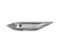 DKPMWD Antibrouillard Pour Cayenne 958 2011-2014 Feu Position Latéral Pare-chocs Avant Clignotant Réflecteur Coque Lampe Sans Ampoule(1 pc right)