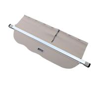 DKPMWD Couverture Cargaison Housse De Coffre Rétractable pour Toyota pour Land pour Cruiser pour Prado 7 Places LC150 FJ150 2010-2022 Housse Colis Cargo Coque(7 Seat Beige,Canvas)