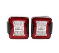 DKPMWD Feu Arrière Voiture 1 Paire Pour Jeep Pour Wrangler JK EU Version 2007-2017 LED Feu Arrière Modifié De Freinage Position Ensemble Feu Arrière(Rouge)