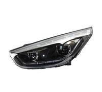 DKPMWD Lampe Frontale De Voiture Pour Hyundai Pour Ix35 Phares Led Drl Bi Lentille Xénon Feux De Route Antibrouillard De Stationnement Voiture Couvercle Phare(No Bulb)