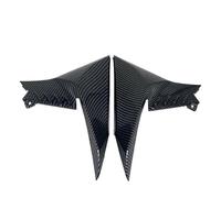 DKPMWD Moto Carénage Becquet Panneau Couverture D'insertion Garniture Latérale Réservoir D'essence Carénages Capot pour Kawasaki pour Z900 pour Z 900 2020-2024 Spoiler Carénage(Look de Carbone)