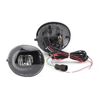 DKPMWD Phare Antibrouillard Automobile Feux Antibrouillard Pour Toyota Pour Rav4 2004-2005, Phares À LED, Kit De Câbles Pour Phares De Voiture, Feux De Brouillard DRL(Noir)