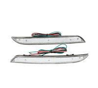 DKPMWD Pour 5 Séries F10 F11 F18 520d 520i 523i 525d Pare-chocs Arrière Réflecteur Feux De Freinage Voiture Singal Stop Durable 2 Pièces Ensemble Feu Arrière(Clear Lens)