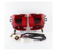 DKPMWD Pour Toyota Pour Land Pour Cruiser 200 LC200 2016-2020 2-en-1 Fonctions Voiture Feu Antibrouillard Arrière Stop Pare-chocs Décoration Lampe Ensemble Feu Arrière(Rouge)
