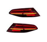 DKPMWD Pour Vw Pour Golf 7 Mk7.5 Pour Feu Arrière Feux Automatiques Clignotant Haut Frein Supplémentaire Antibrouillard Inverse Ensemble Feu Arrière(Red 1pair)