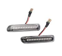 DKPMWD Rétroviseur Clignotant 1 Paire De Clignotants Pour E46 Coupé Cabriolet Compact Touring Berline Dynamique Marqueur Latéral Qui CouleLa Description:(Dynamic Crystal)